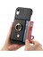 IPhone Xr Kart Yuvaları Premium Dokulu Deri Halka Standı (Yurt Dışından) 4