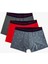 3'lü Boxer Seti Baskılı Pamuklu 1