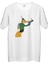 Çakılap Duck Dodgers Baskılı Tişört Unisex, Premium Kalite (Rgl-Çf) 1