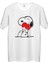 Çakılap Snoopy Baskılı Tişört Unisex, Premium Kalite (Rgl-Çf) 1