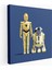 Yıldız Savaşları Kanvas Tablo - Minimalist R2-D2 ve C-3po Duvar Tablosu - Yıldız Savaşları, Yıldız Savaşları, C-3po, Kanvas Tablo, 30X30 1