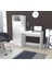 %100 Mdf Çalışma Masası, Bilgisayar Masası, Kitaplıklı Çalışma Masası, Beyaz Ders Çalışma Masası 4
