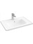 Linea Düz Lavabo 65CM Beyaz Dekorsuz Delikli 10LE50065-49 1