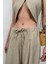Düşük Bel Oversize Keten Pantolon 3