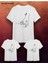 Anne - Baba Çocuk Kombin Baskılı Pamuklu T-Shirt 1