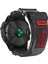 Garmin Tactix 7 Amoled Edition / Tactix 7 Pro / Quickfit 26MM Saat Kayışı Naylon Etiket Bilek Bandı - Siyah (Yurt Dışından) 1