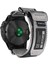 Garmin Tactix 7 Amoled Edition / Tactix 7 Pro / Quickfit 26MM Saat Kayışı Naylon Etiket Bilek Bandı - Gri (Yurt Dışından) 1