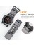Garmin Tactix 7 Amoled Edition / Tactix 7 Pro / Quickfit 26MM Saat Kayışı Naylon Etiket Bilek Bandı - Gri (Yurt Dışından) 4