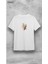 Bisiklet Yaka Şeker Baskılı Beyaz T-Shirt 1
