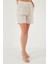 Pamuklu Yüksek Bel Şort Kadın Şort 673SY601 5