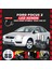Ford Focus 2 2005-2008 Kısa Far Uyumlu Şimşek Etkili Led Xenon Premium Series H7 1