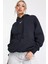 Sportswear Phoenix Fleece Oversize Kesim Kadın Siyah Sweatshrit 1