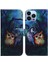IPhone 15 Pro Cüzdan Boyalı Pu Deri Kart Yuvaları Için Flip Case (Yurt Dışından) 1