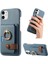 IPhone 12 Mini Kart Yuvaları Premium Dokulu Deri Halka Standı (Yurt Dışından) 1