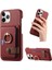 IPhone 11 Için Kılıf Pro Premium Dokulu Deri Kart Yuvaları Halka Standı (Yurt Dışından) 3
