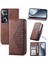 Realme C65 Eşkenar Dörtgen Şekli Günlük Kullanım Için Flip Case El Kayışı Standı Cüzdan (Yurt Dışından) 3