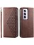 Oppo Oppo 12 Pro 5g Için Flip Case Standı El Kayışı Eşkenar Dörtgen Şekli Günlük Kullanım (Yurt Dışından) 3
