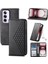 Oppo Oppo 12 Pro 5g Için Flip Case Standı El Kayışı Eşkenar Dörtgen Şekli Günlük Kullanım (Yurt Dışından) 1
