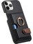 IPhone 11 Için Kılıf Pro Premium Dokulu Deri Kart Yuvaları Halka Standı (Yurt Dışından) 5