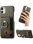 IPhone 12 Mini Kart Yuvaları Premium Dokulu Deri Halka Standı (Yurt Dışından) 1