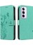 Oppo Hand 12 5g Için Kılıf ve Kart Yuvası El Yüksek ile Kabartmalı Kelebek (Yurt Dışından) 5