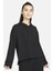 Yoga Dri Fit Women's Fleece Hoodie Kadın Kapüşonlu Yumuşak Sweatshirt Siyah 1