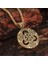 Viking Vintage Celtic Düğüm Sarı Erkek Kolye Çelik Iskandinav 1