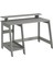 Country Ergonomik Çalışma Masası, Modern Bilgisayar Masası - Gri 4