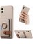 Samsung Galaxy A05 Premium Dokulu Deri Yüzük Standı Kart Yuvaları Için Kılıf (Yurt Dışından) 1