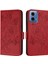 Kredi Kartı Yuvası Manyetik Cüzdan ile Motorola Moto G34 Pu Deri Kılıf (Yurt Dışından) 1