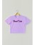 Lila Crop T-Shirt Dance Life Dans Hayattır Bale Hip Hop Dancing Mor Renk Kadın Tişört Baby Tee 1