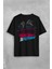 Back To The Future Geleceğe Dönüş Uçan Kaykay Sırt Ön Baskılı Oversize Tişört Unisex T-Shirt 1
