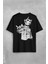 Jester J Smile Venom Gothic Maske Mask Sokak Sırt Ön Baskılı Oversize Tişört Unisex T-Shirt 1