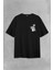 Jester J Smile Venom Gothic Maske Mask Sokak Sırt Ön Baskılı Oversize Tişört Unisex T-Shirt 2