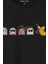 Unisex T-Shirt Among Us Pacman Hallowen Korku Film Oyun Siyah Baskılı Tişört 2