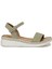 166290.Z4FX Yeşil Kadın Comfort Sandalet 1