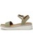 166290.Z4FX Yeşil Kadın Comfort Sandalet 3