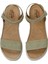 166290.Z4FX Yeşil Kadın Comfort Sandalet 4
