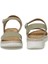 166290.Z4FX Yeşil Kadın Comfort Sandalet 5