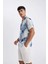Modern Fit Yazlık Polo Yaka Kısa Kollu Gömlek C4118AX24SM 4