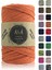 Pamuk Makrome Ipi 2mm Cotton Zincir Makrome Çanta Ipi Supla Ipi Koton Ip 250 Gram Turuncu 1
