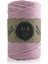 Pamuk Makrome Ipi 2mm Cotton Zincir Makrome Çanta Ipi Supla Ipi Koton Ip 250 Gram Pembe 2