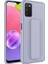Samsung Galaxy A03S Kılıf Şık ve Stantlı Qstand Premium Kapak 1