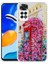 RedmiNote 11 Global Kılıf Simli Desenli Kamera Korumalı Parlak Popy Kapak 1
