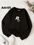 Rockstar Baskılı Bisiklet Yaka Sweatshirt 1