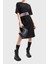 Pamuklu Yırtmaçlı Regular Fit Midi Elbise Bayan Elbise 8Nyacf Yjg3Z 52Ak 3