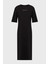 Pamuklu Yırtmaçlı Regular Fit Midi Elbise Bayan Elbise 8Nyacf Yjg3Z 52Ak 5