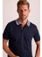 Erkek Lacivert Polo Yaka T-Shirt 1