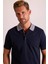 Erkek Lacivert Polo Yaka T-Shirt 2