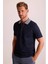 Erkek Lacivert Polo Yaka T-Shirt 4